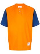 Supreme Two-tone Henley T-shirt - Orange