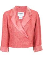 Chanel Pre-owned Wrap Tweed Jacket - Pink