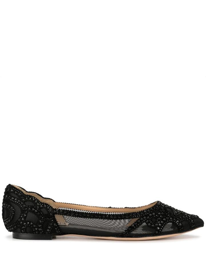 Badgley Mischka Gigi Ballerina Shoes - Black