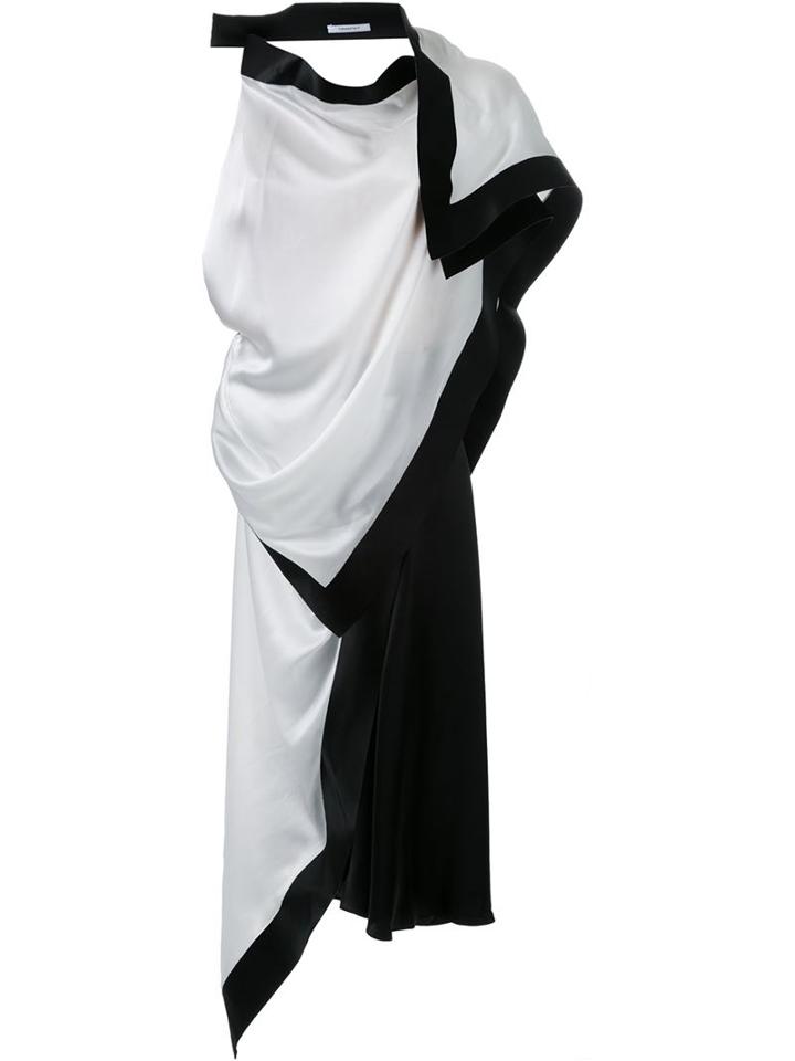 Thomas Tait Asymmetric Scarf Dress