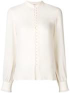 Filippa-k Sheer Button Blouse - White