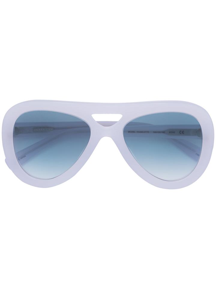 Derek Lam Charlotte Sunglass - White