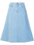 Mih Jeans Byron Corduroy Skirt - Blue