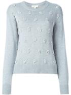 Michael Michael Kors Embellished Paisley Sweater