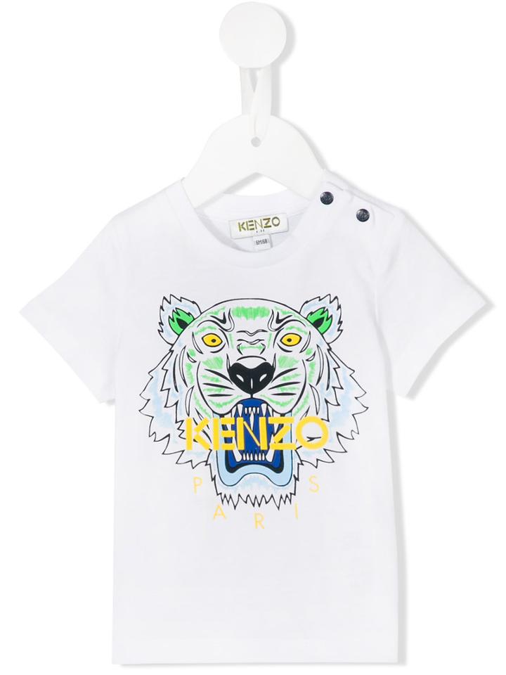 Kenzo Kids - Logo Print T-shirt - Kids - Cotton - 6 Mth, White