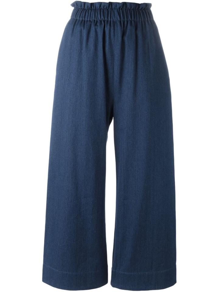 Lucio Vanotti Elastic Waist Palazzo Pants