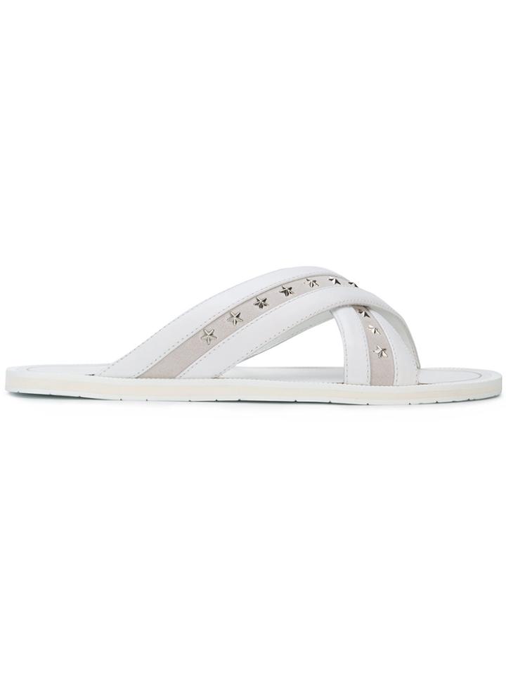 Jimmy Choo Wally Sandals - White