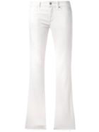 Dondup Neon Trousers, Women's, Size: 28, White, Cotton/spandex/elastane