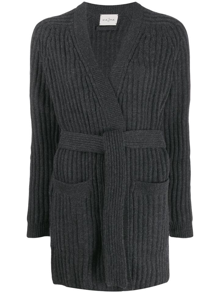 Le Kasha Firenze Belted Cardigan - Grey