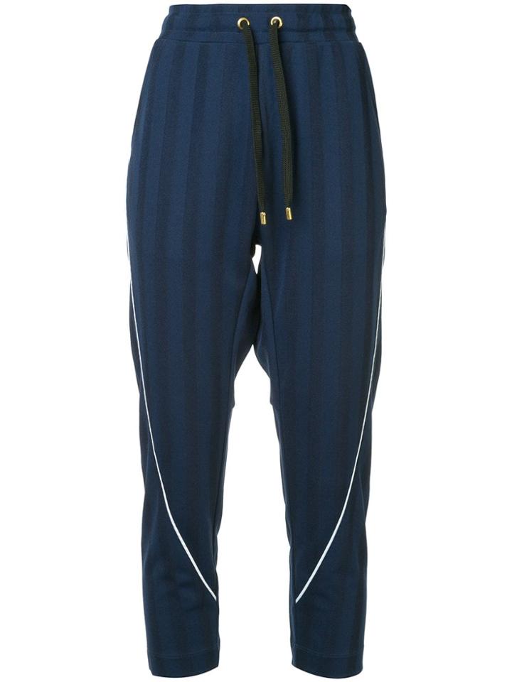 P.e Nation Elasticated Waist Trousers - Blue