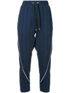 P.e Nation Elasticated Waist Trousers - Blue
