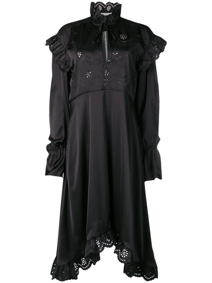 Philosophy Di Lorenzo Serafini Broderie Anglaise Dress - Black