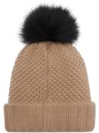 Burberry Fur Pom-pom Wool Cashmere Beanie - Nude & Neutrals