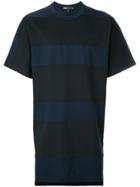 Y-3 Striped Design T-shirt - Blue