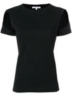 Helmut Lang Cut Out Sleeve T-shirt - Black