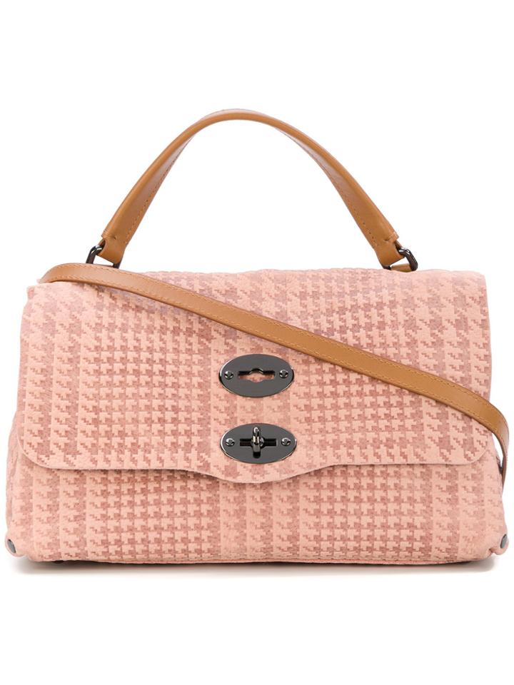 Zanellato Postina Dogtooth Satchel - Pink & Purple