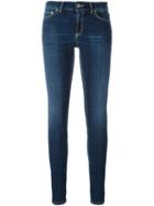 Dondup 'tara' Skinny Jeans, Women's, Size: 28, Blue, Polyester/cotton