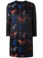 Philipp Plein Butterfly Patterned Coat - Black