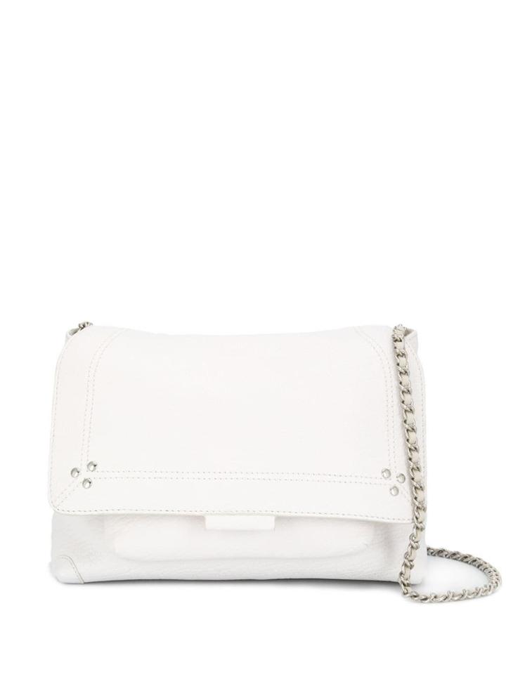 Jérôme Dreyfuss Foldover Shoulder Bag - White