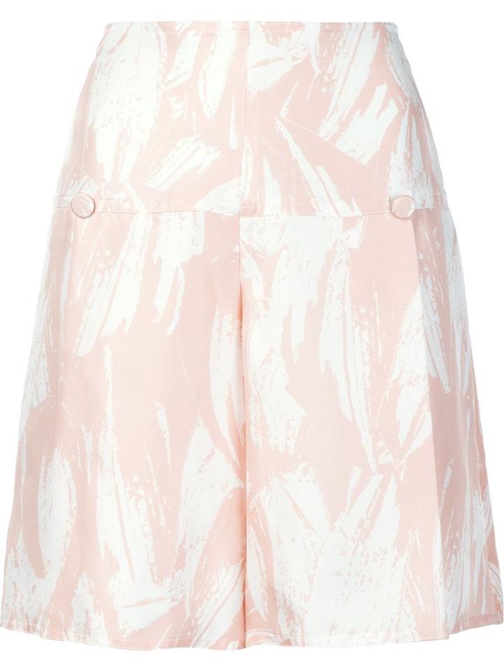 Yigal Azrouel High Waisted Flared Shorts