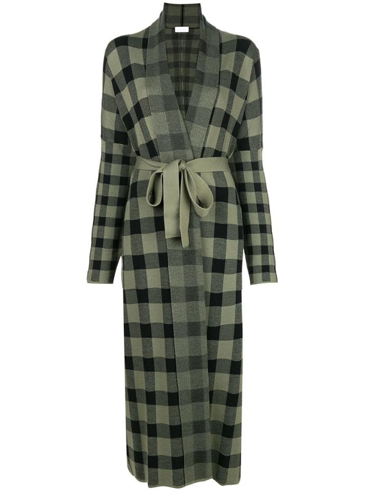 Christian Wijnants Korda Checked Coat - Grey