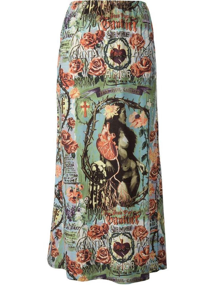 Jean Paul Gaultier Vintage 'frida Kahlo' Skirt