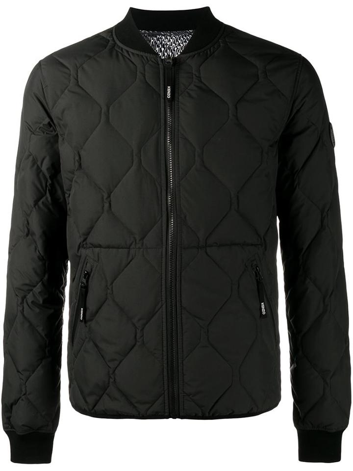 Kenzo Quilted Puffer Jacket, Men's, Size: Small, Black, Feather Down/polyester