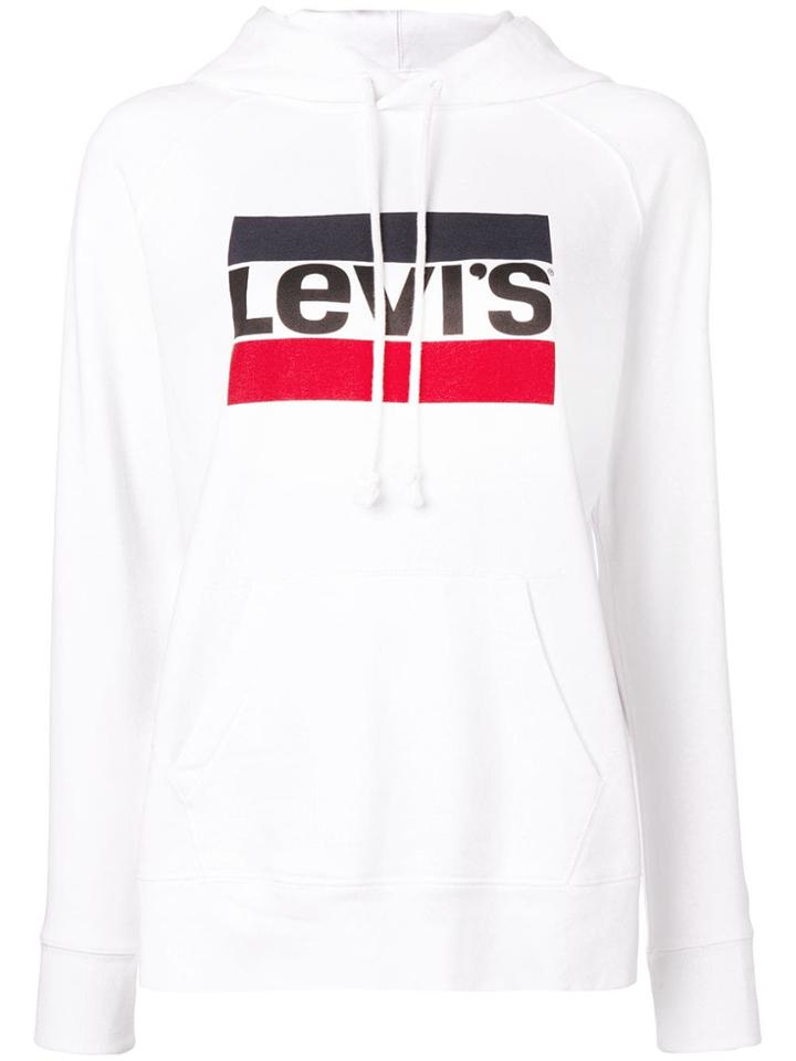 Levi's Hooded Logo Sweatshirt - White