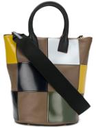 Marni Chequered Tote Bag - Brown