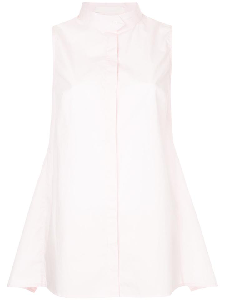 Dion Lee Gathered Sleeveless Shirt - Pink & Purple