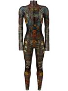 Dsquared2 Underwear 'samurai Tattoo' Jumpsuit, Women's, Size: Medium, Polyamide/spandex/elastane