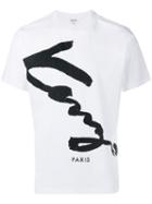 Kenzo Signature Print T-shirt, Men's, Size: Xl, White, Cotton