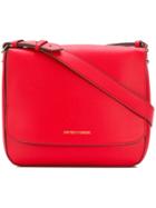 Emporio Armani Large Messenger Bag - Red