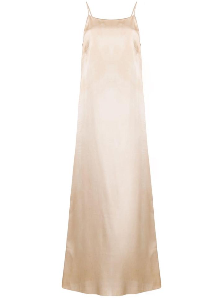 Uma Wang Anaya Slip Dress - Neutrals