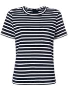 Sacai Striped Breton T-shirt - Blue