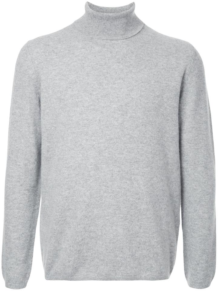 Estnation Classic Roll Neck Pullover - Grey