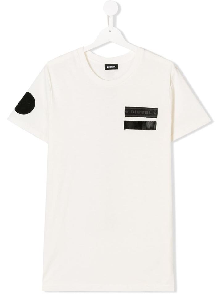 Diesel Kids Tpatrol T-shirt - White