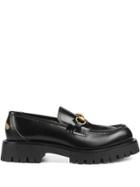 Gucci Loafers With Horsebit And Lug Sole - Black