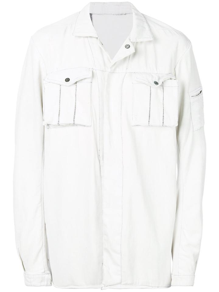 11 By Boris Bidjan Saberi Dyed Denim Jacket - White