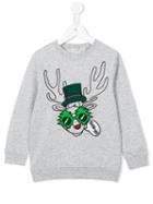 Stella Mccartney Kids Reindeer Sweatshirt, Boy's, Size: 12 Yrs, Grey