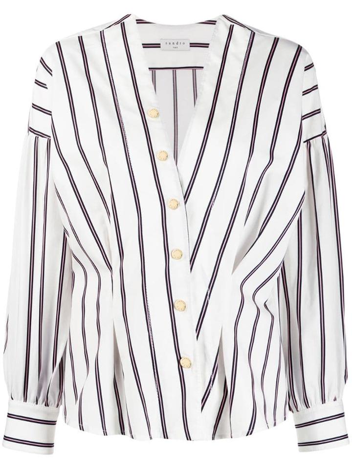 Sandro Paris Naelle Blouse - White
