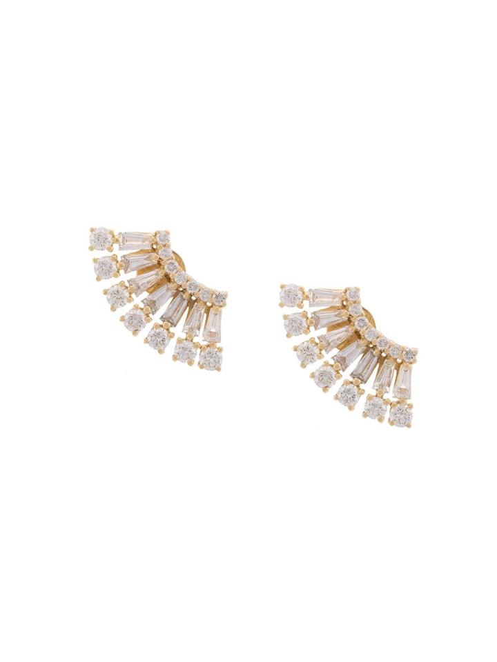 Anita Ko Ava Earrings - Metallic