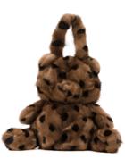 Liska - Bear Tote - Women - Mink Fur - One Size, Brown, Mink Fur
