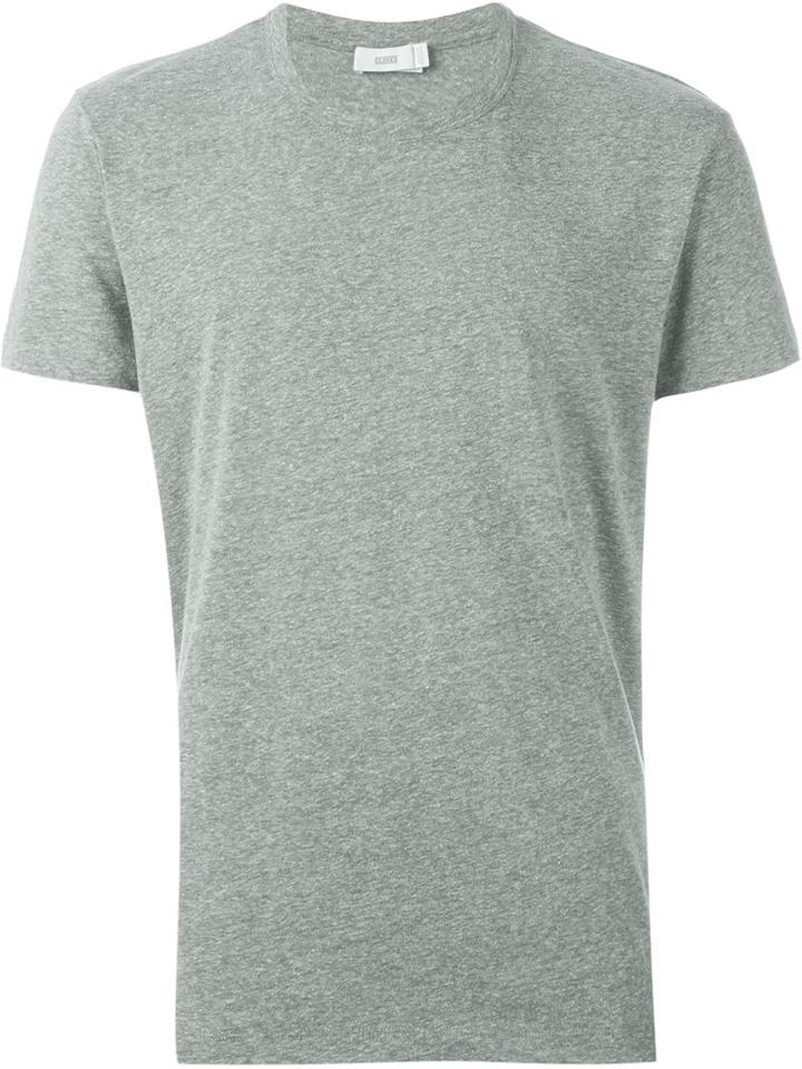 Closed Round Neck Marled T-shirt