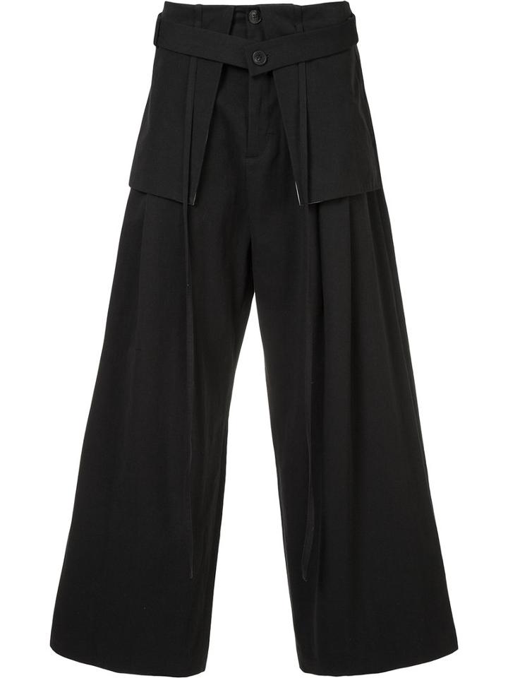 Icosae Kimono Trousers, Men's, Size: Large, Black, Cotton