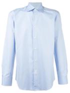 Canali Classic Shirt, Men's, Size: 38, Blue, Cotton