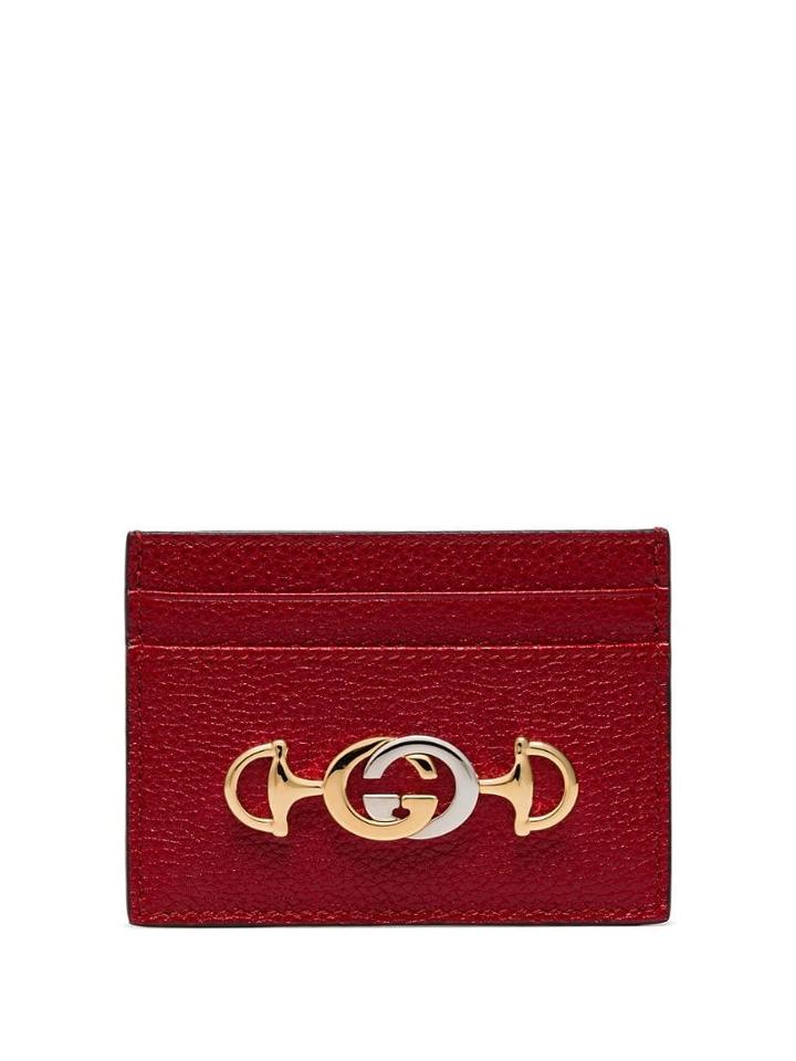 Gucci Zumi Small Card Holder - Red