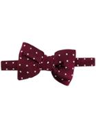 Tom Ford Polka Dot Bow Tie - Red