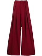 Berwich Palazzo Trousers - Red