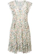 Vanessa Bruno Floral Shift Dress - Nude & Neutrals